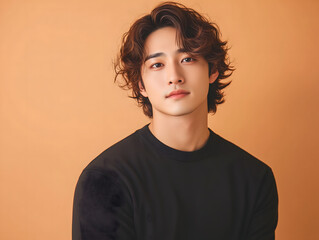 15アジア人青年　男性ポートレート Gererated AI