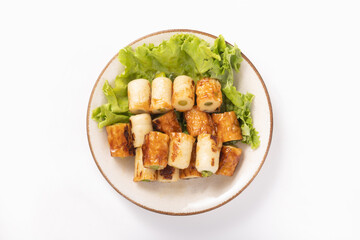 アスパラちくわ炒め