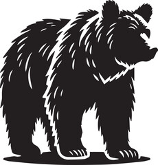 Bear animal silhouette