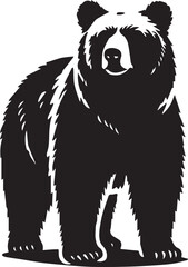 Bear animal silhouette