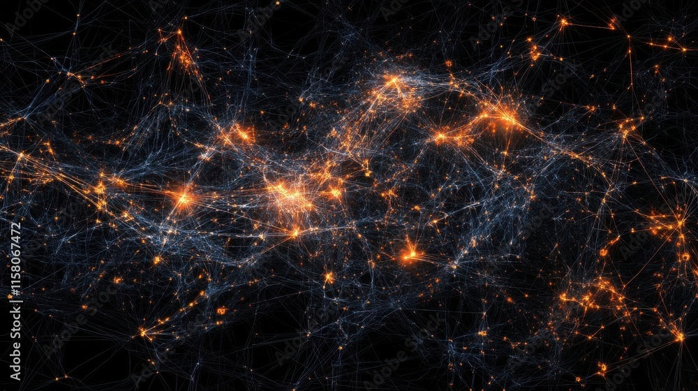 Poster the interconnected web of global communication