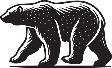 Silhouette of a bear