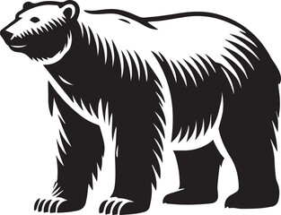 Silhouette of a bear