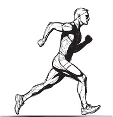 running illustration