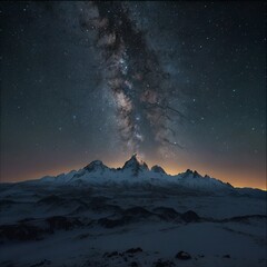 sunrise over the mountains