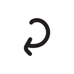 Handrwan brushstroke arrow curve, wave. line brush stroke element collection stock. templates line