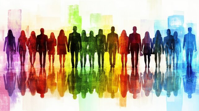 Diverse Business Mixer with Artistic Flair