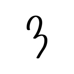 Naklejka premium Handrwan brushstroke arrow curve, wave. line brush stroke element collection stock. templates line