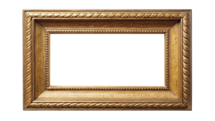Ornate Gold Frame, Colorful Glitch Art, Abstract Static Image