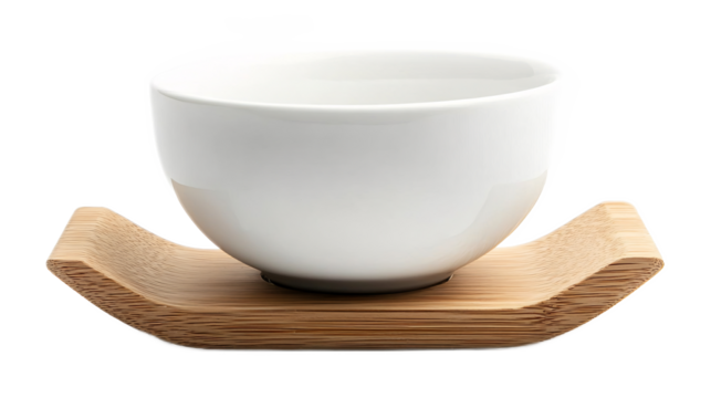 Soup Cup Holder for Easy Serving - Isolated on White Background