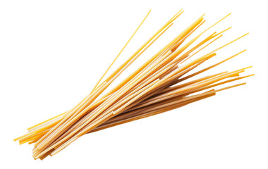 Spaghetti Isolated on White Background - Italian Pasta