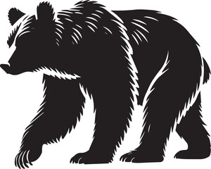 Silhouette of a bear