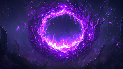 A shimmering eldritch abyssal portal. eldritch. illustration. abyssal. illustration. Eldritch. Illustration