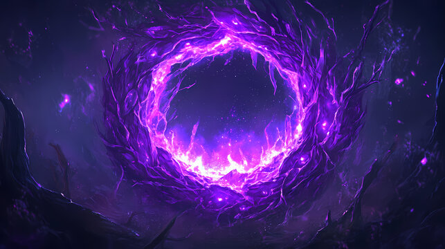 A shimmering eldritch abyssal portal. eldritch. illustration. abyssal. illustration. Eldritch. Illustration