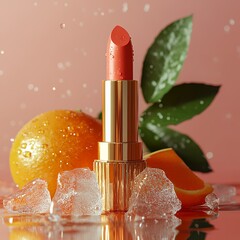 A lipstick advertisement photography