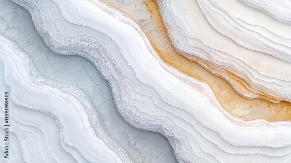 Poster abstract textures of ice and snow for winter background with layered patterns in cool tones