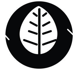 Leaves icon set. Collection of leaf logo design for eco, organic, food, beauty, health care brand identity. vector illustration with transparent background.