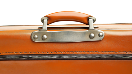 Suitcase Handle Isolated on White Background - Travel Accessory