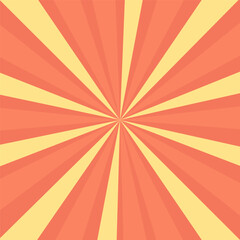 Dynamic Radial Burst Pattern with Orange and Yellow Rays
