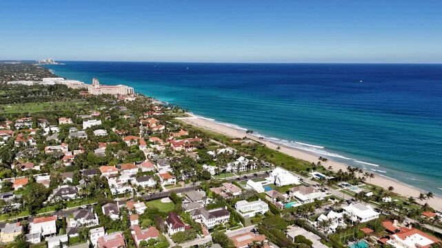 Luxury homes and apartments near the Breakers in Palm Beach, Palm Beach County, Florida