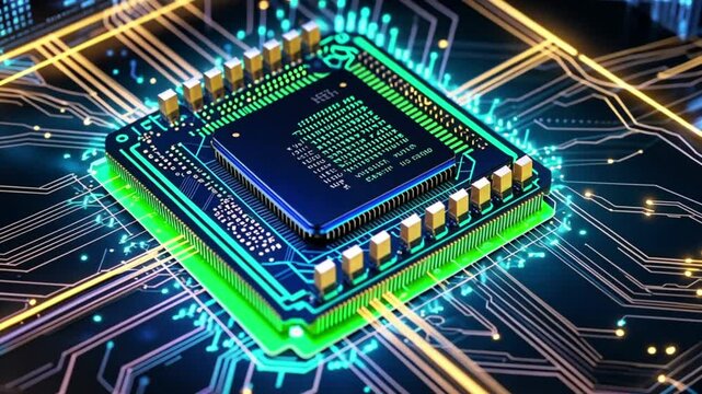 circuit board background Video