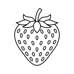 strawberry on a white background