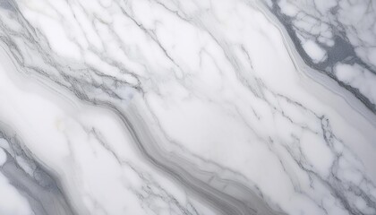 A marble countertop with a white and gray swirl pattern