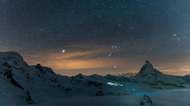 matterhorn night wallpaper