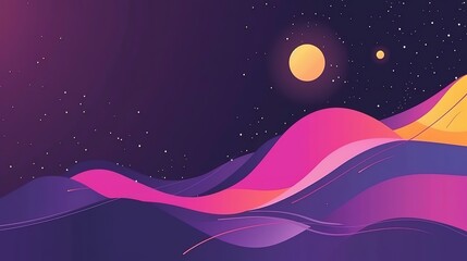 Fantasy Galactic background Lllustration
