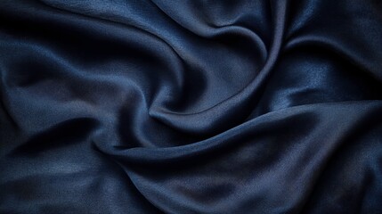 Fototapeta premium Elegant Blue Fabric with Soft Lighting and Texture