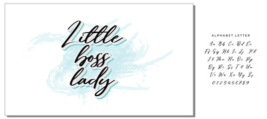 little boss lady quote letters