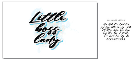 little boss lady quote letters
