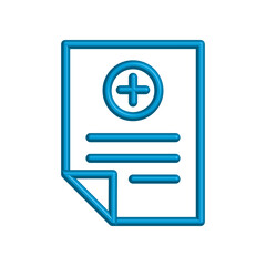 Medical Report icon template
