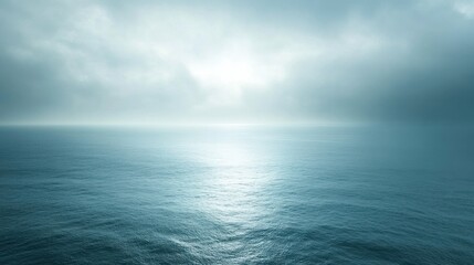 Obraz premium Serene Horizon with Soft Lighting and High Contrast