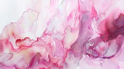 Pink Watercolor galaxy Colorful Abstract background