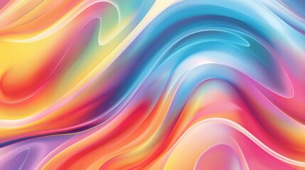 Obraz premium Pastel rainbow Gradient Colorful Abstract background