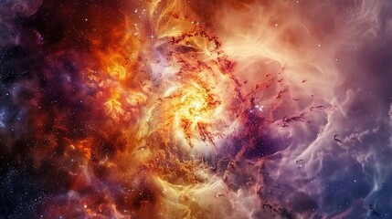 Art Watercolor Colorful Abstract dreamy Galactic