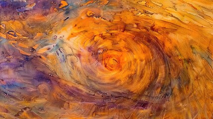 Art Watercolor Colorful Abstract dreamy Galactic