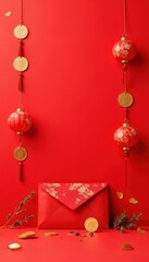 Chinese New Year celebration background