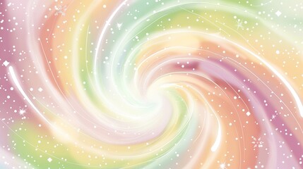 Spiral galaxy Pastel galaxy ColorfulAbstract