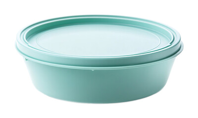 Tupperware Container Lid for Secure Storage - Isolated on White Background