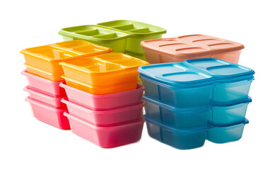 Tupperware Lid Organizer for Neat Storage - Isolated on White Background