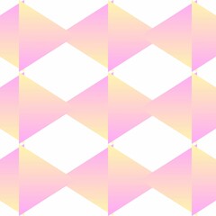 A seamless pattern featuring overlapping triangles in shades of pink and yellow, creating a dynamic and eye-catching geometric design