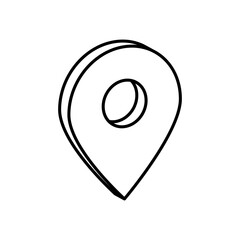 Isometric Locator icon vector design templates simple and modern