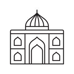 gurdwara linear isolated
