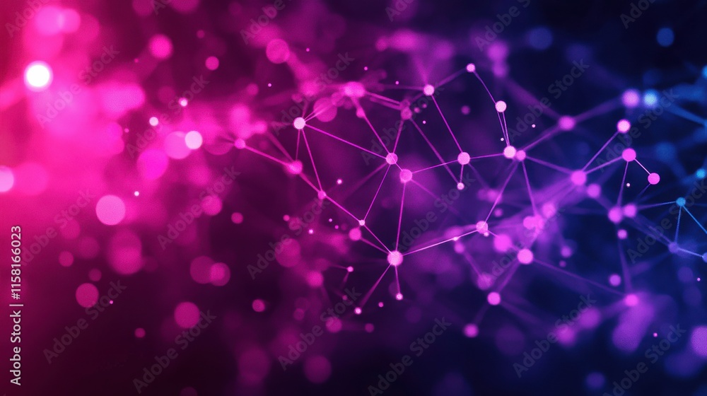 Poster bright minimalist tech overlay background for management use