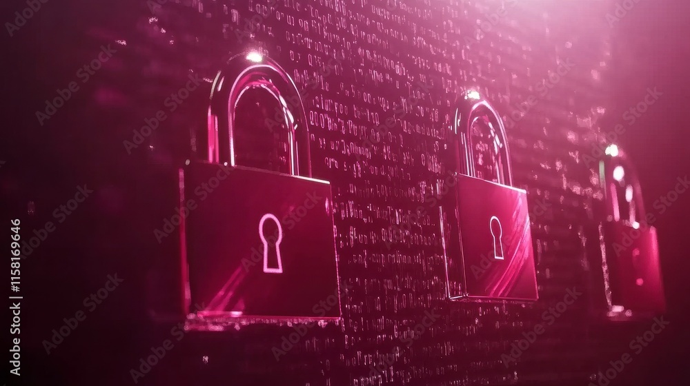 Poster dynamic security composition with bright light background