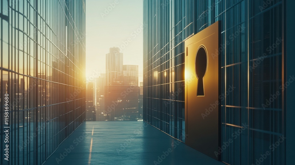 Poster dynamic protection with soft light and modern composition