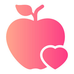 love gradient icon