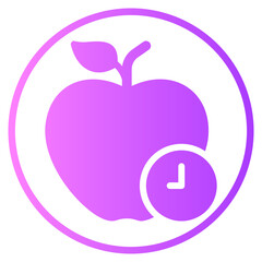 time gradient icon